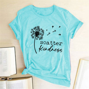 Dandelion Scatter Kindness Tee Shirt