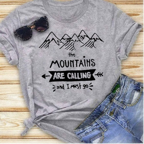 Image of Mountains Are Calling Tee Shirt