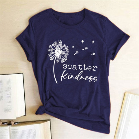 Image of Dandelion Scatter Kindness Tee Shirt
