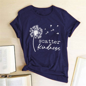 Dandelion Scatter Kindness Tee Shirt