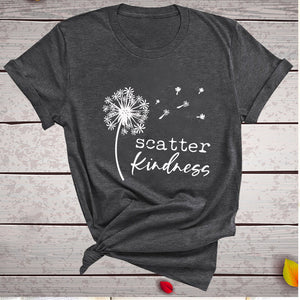 Dandelion Scatter Kindness Tee Shirt