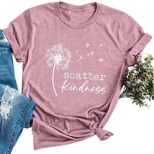 Dandelion Scatter Kindness Tee Shirt