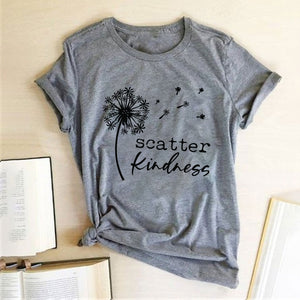 Dandelion Scatter Kindness Tee Shirt