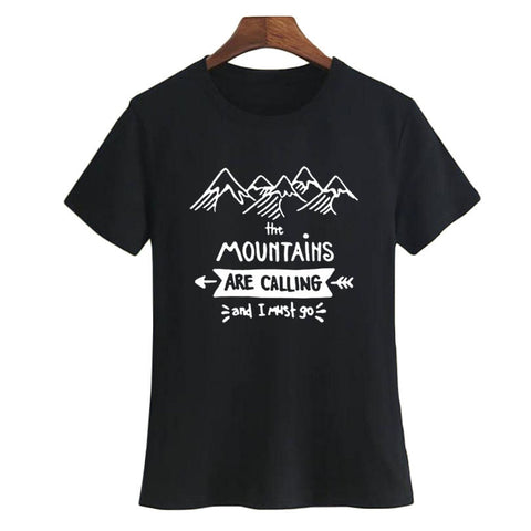 Image of Mountains Are Calling Tee Shirt
