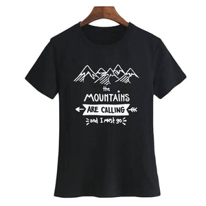 Mountains Are Calling Tee Shirt