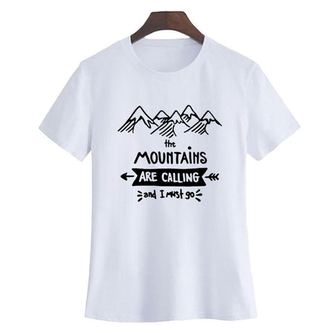 Image of Mountains Are Calling Tee Shirt