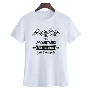 Mountains Are Calling Tee Shirt
